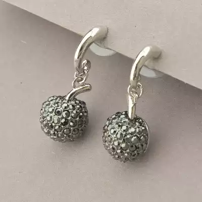 🏷️️ Набір Підвіска + Каблучка + Сережки Winniana Фіаніт 45 см. (родій) F-88558