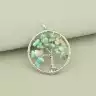 🏷️️ Кулон дерево Амазоніт 28x28мм. F-103635