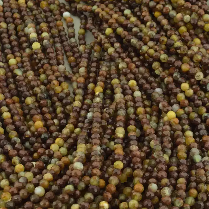 🏷️️ Нитка Хрізокола 39 см. 3мм. (без застібки) ss_104176