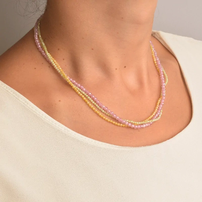 🏷️️ Підвіска Циркон срібло (925 проба) 40 см. ss_89975