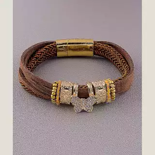 Браслет з магнітною застібкою Сrystal 17 см