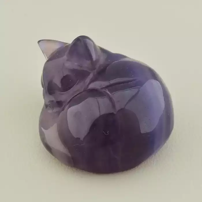 🏷️️ Мінерал флюорит кіт (55х50 мм, фіолетовий, зелений) ss_105401