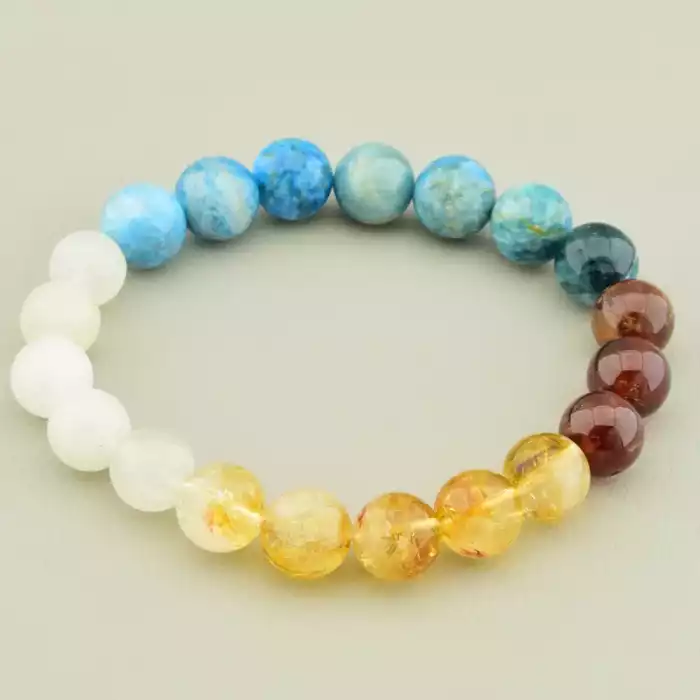 🏷️️ Браслет на резинці Самоцвіти 18 см ss_105705