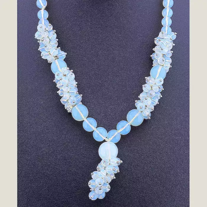 🏷️️ Намисто Місячний камінь 50 см ss_12790