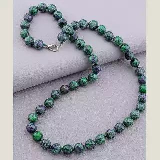 Намисто цоізит 61 см