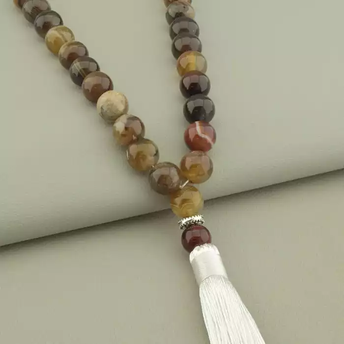 🏷️️ Чотки з натурального каменю Агат ss_101590