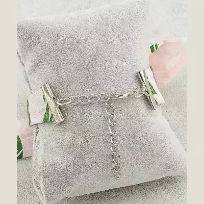 🏷️️ Браслет з карабіном Flora Secret бавовна 17 см F-41817