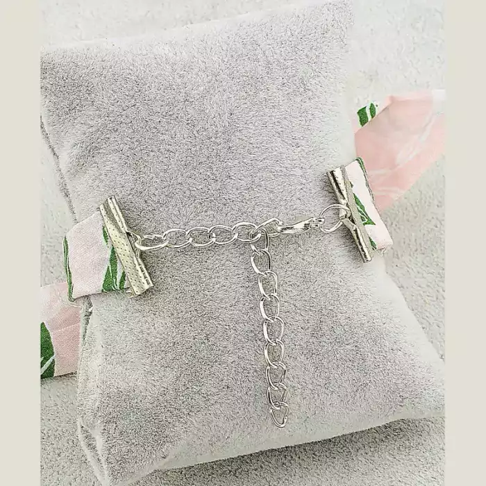 🏷️️ Браслет з карабіном Flora Secret бавовна 17 см ss_41817