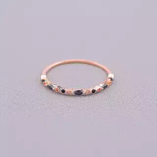 Каблучка Фіаніт (позолота 18к)