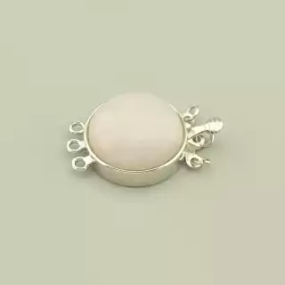 Замочок Рожевий кварц 17x17мм.