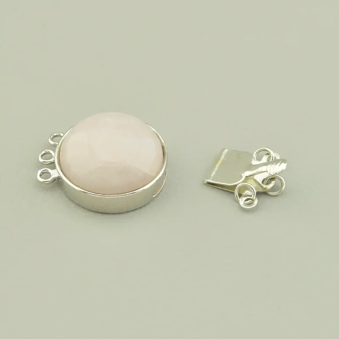 🏷️️ Замочок Рожевий кварц 17x17мм. ss_102595