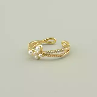 Каблучка Xuping Фіаніт (позолота 18к)