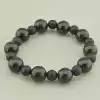 🏷️️ Браслет резинка Каїрська ніч, Шунгіт 17 см. F-97621