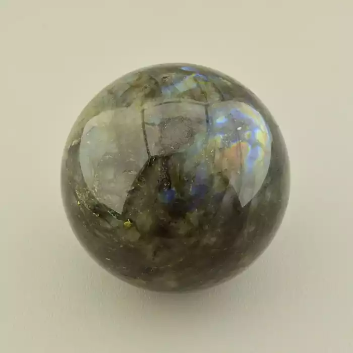 🏷️️ Куля лабрадор (72х72 мм, сірий, одиничний екземпляр) ss_105298