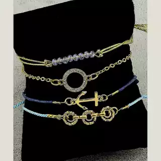 Браслет регульований 17 см 3 шт.