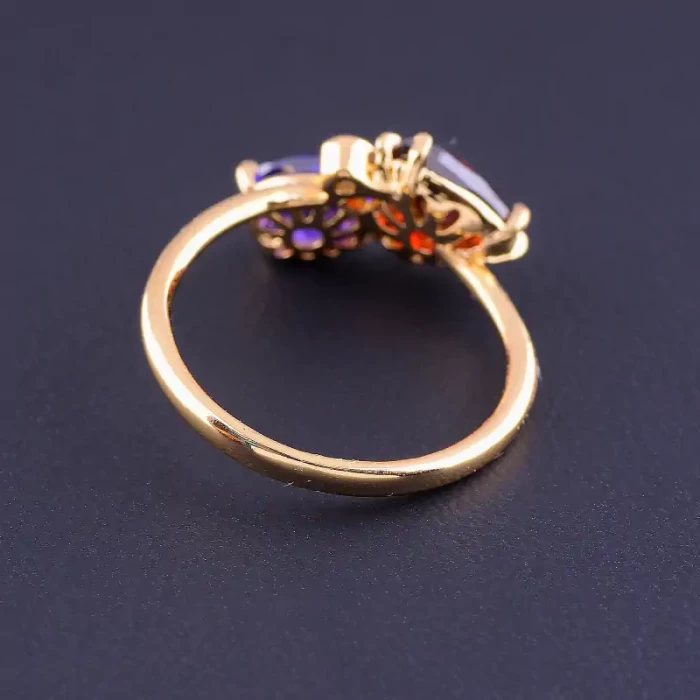 🏷️️ Каблучка Фіаніт Xuping (позолота 18к) ss_50204