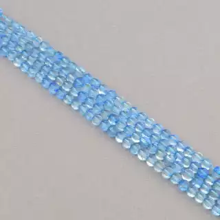 Намистини Кварц 40 см на нитці (натуральне каміння, без застібки) грановані