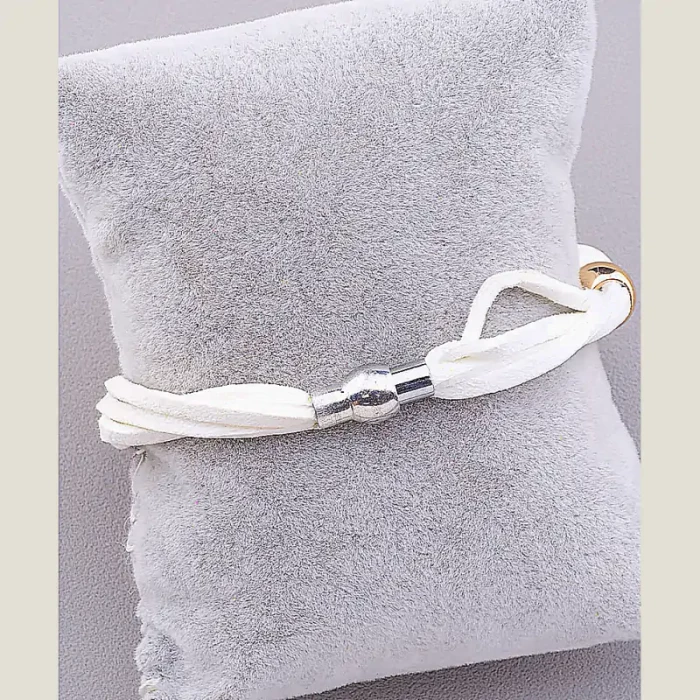 🏷️️ Браслет Сrystal 17 см шкірозамінник ss_13879