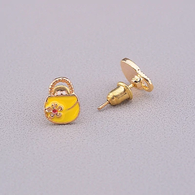 Сережки Fashion емаль