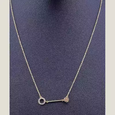 🏷️️ Підвіска Xuping Фіаніт 50 см (позолота 18к) F-75962