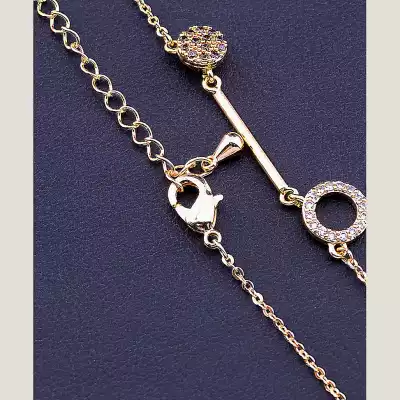 🏷️️ Підвіска Xuping Фіаніт 50 см (позолота 18к) F-75962