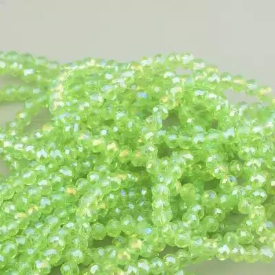 🏷️️ Намистини Чеський кришталь 50 см. 4,5 мм. (без застібки) на нитці з гранями F-93215