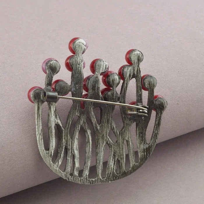 🏷️️ Брошка червона Майорка ss_76965