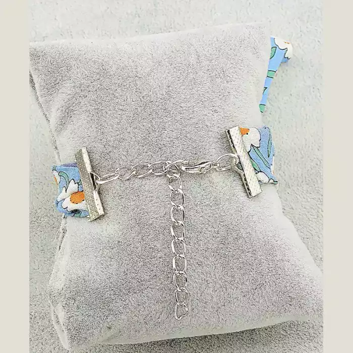 🏷️️ Браслет з карабіном Flora Secret бавовна 17 см ss_41818