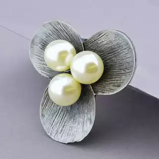 Брошка трилисник Майорка 55х55 мм.