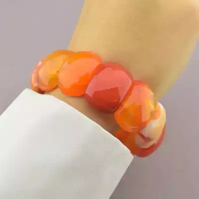 🏷️️ Браслет резинка Агат 20 см F-67282