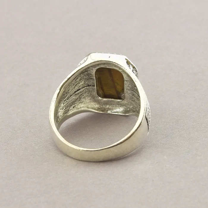 🏷️️ Перстень Тигрове око (біжутерний сплав) ss_45822