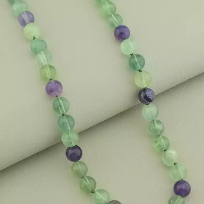 🏷️️ Намисто Флюорит 41 см. ss_103637