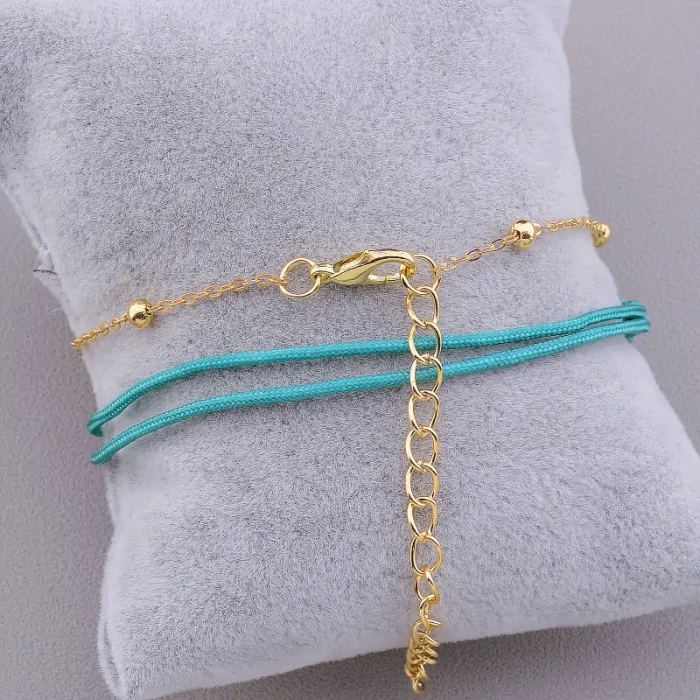 🏷️️ Браслет з карабіном на ногу Fashion 19 см ss_79572