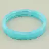 🏷️️ Браслет резинка з амазонітом бірюзовий, 17 см F-104589