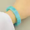 🏷️️ Браслет резинка з амазонітом бірюзовий, 17 см F-104589
