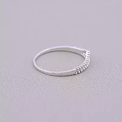 🏷️️ Каблучка Фіаніт (срібло) F-69308