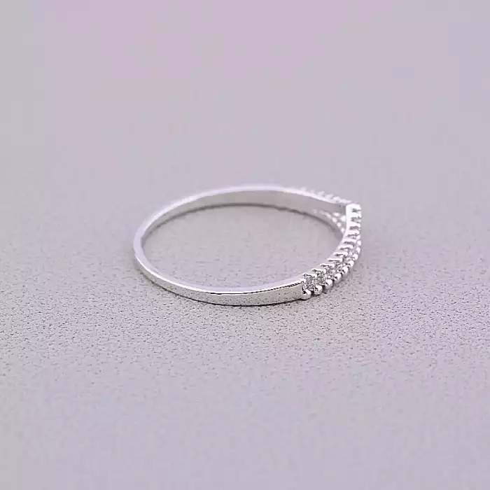 🏷️️ Каблучка Фіаніт (срібло) ss_69308