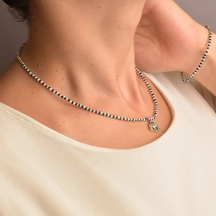 🏷️️ Намисто + Браслет Бісер 40 см. ss_89777