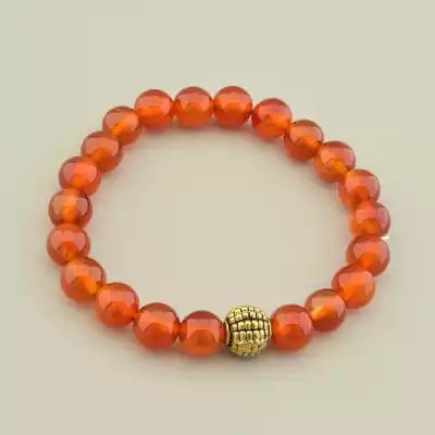 Браслет на резинці Сердолік 17 см