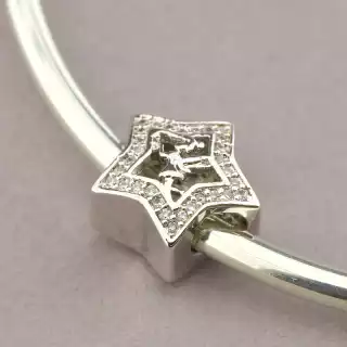 Шарм Фіаніт 13х13 (родій)