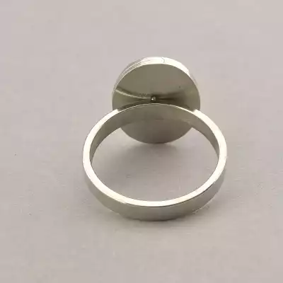 🏷️️ Перстень медична сталь Stainless Steel Нефрит F-60946