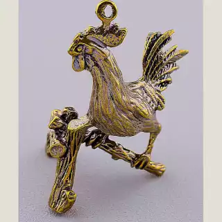 Фігурка Півень латунь