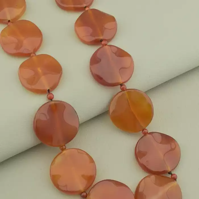 🏷️️ Намисто Сердолік 52 см. ss_99516