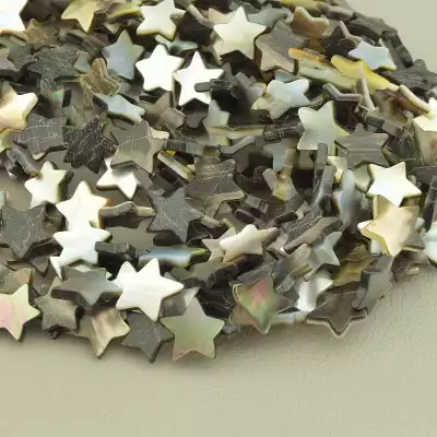 🏷️️ Намистини Перламутр 37 см. на нитці (натуральне каміння, без застібки) F-100350