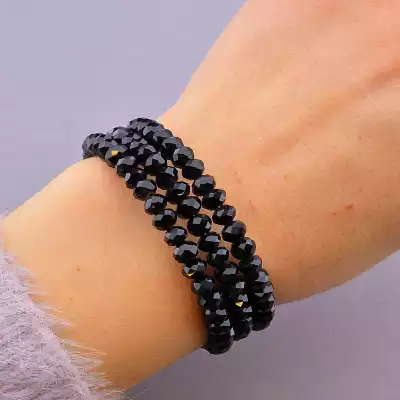 🏷️️ Браслет без застібки Чеський кришталь 45 см F-83147