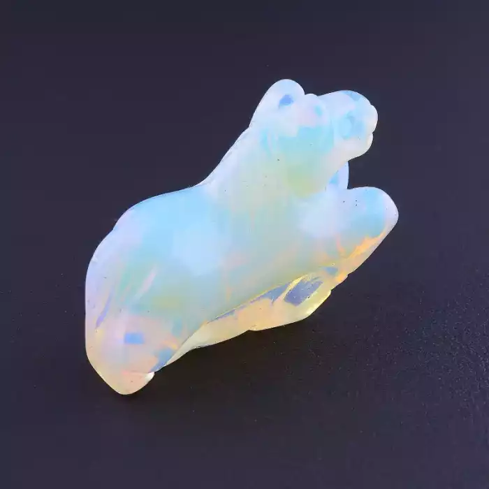 🏷️️ Кінь Місячний камінь 35х15х30 мм ss_14102