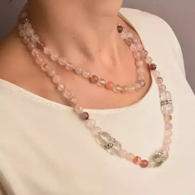 🏷️️ Намисто Гірський кришталь, Кварц 100 см F-52078