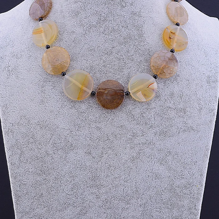 🏷️️ Намисто Агат 47 см ss_84510