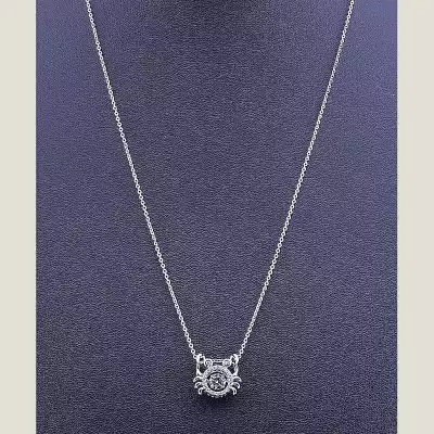 🏷️️ Підвіска краб Xuping Фіаніт 45 см (родій) F-77610