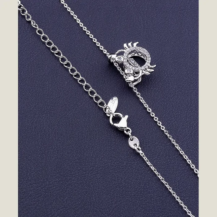 🏷️️ Підвіска краб Xuping Фіаніт 45 см (родій) ss_77610